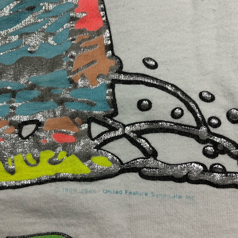 Vintage Peanuts Pig Pen 80/90s single stitch T-shirt USA made size Medium - Picture 3 of 7